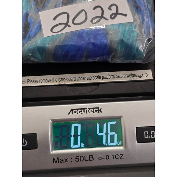 Chico's Women's Blue Ikat Print Embellished V Neck Tunic Blouse 3/4 Sleeve Sz 2 - Picture 14 of 14